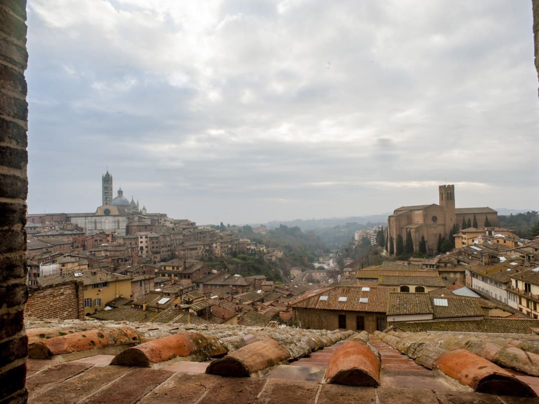 Siena rooftops seen from Grand Hotel Continental