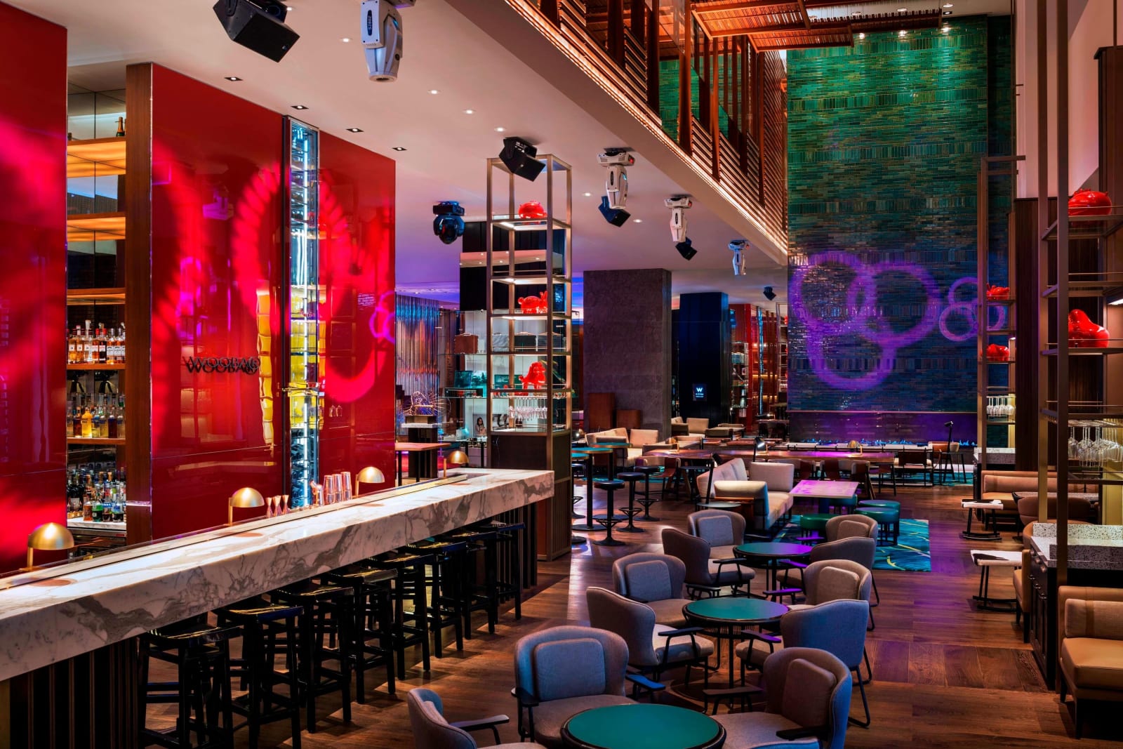 WOOBAR on the tenth floor of W Taipei