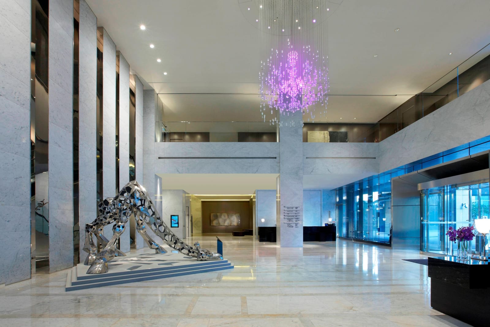 The lobby of Le Meridien Taipei