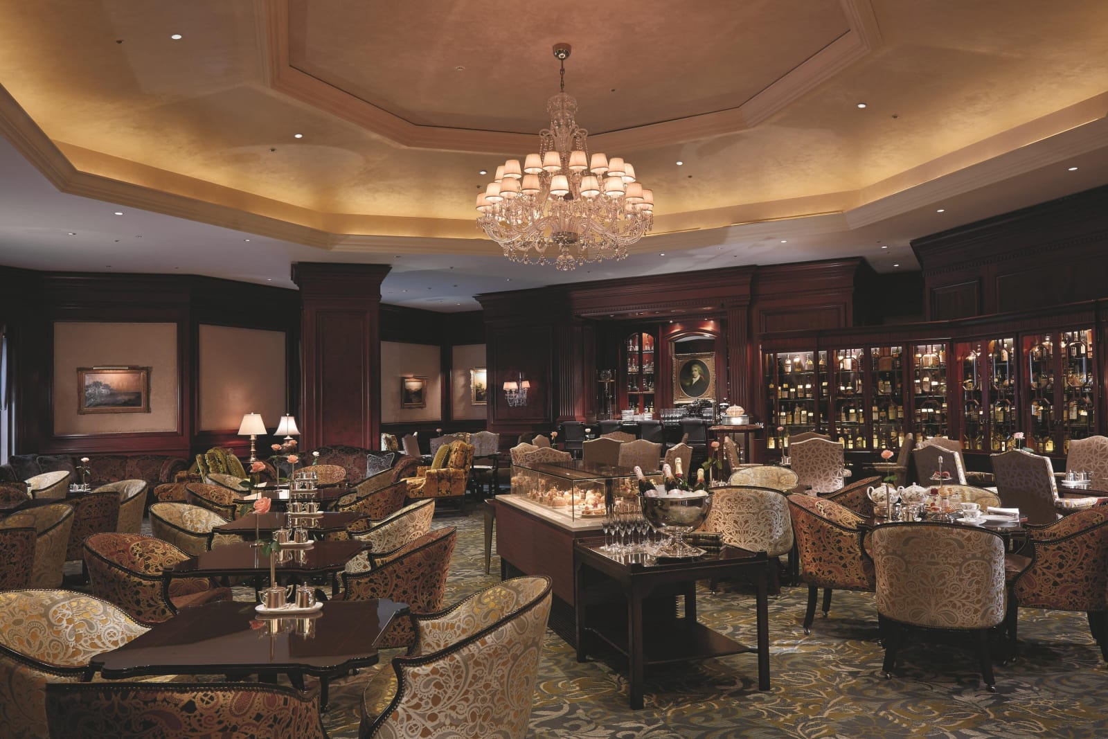 The Lobby Lounge at the Ritz-Carlton Osaka, a European classic double-height space
