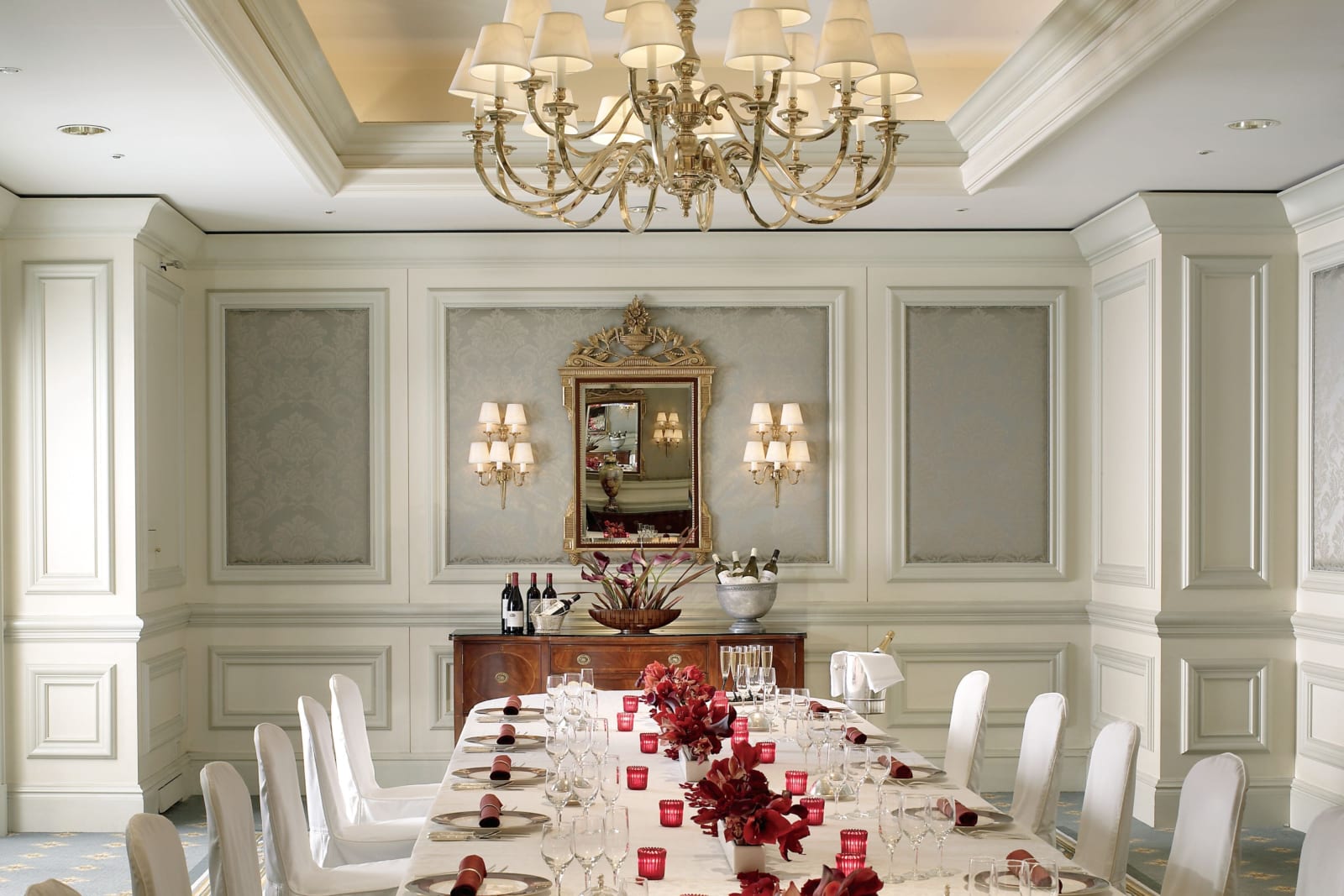 Crystal Venue, a ballroom with crystal chandeliers and classical decor