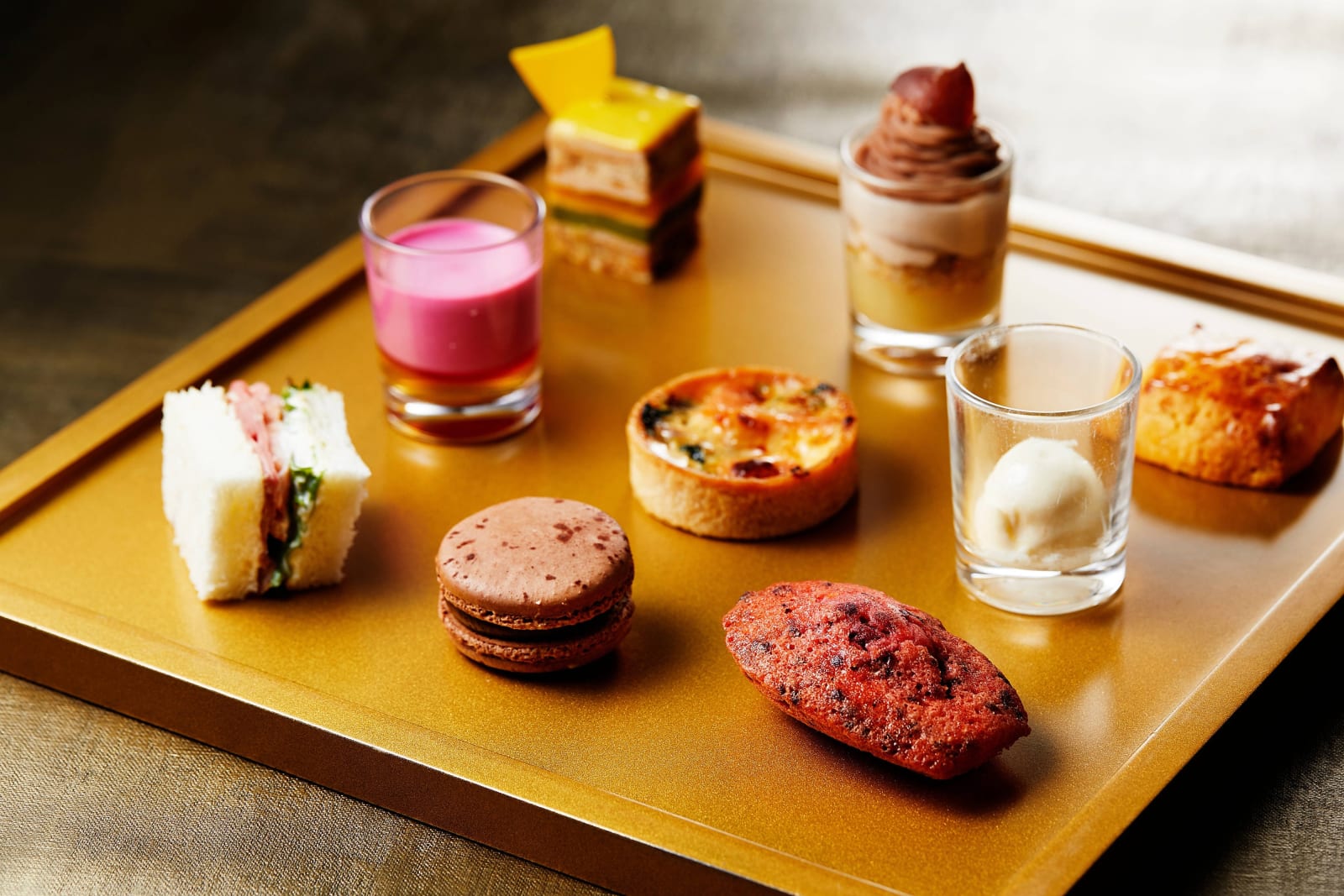 Club Lounge afternoon tea with a Pierre Hermé Paris tiered stand